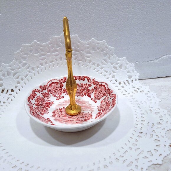 Enoch Wedgwood Serving Dish with Handle "Royal Homes of Britain" 1965 - 1980 - Picture 5 of 6